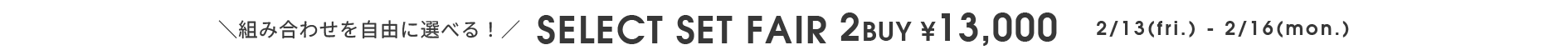 セレクトセット