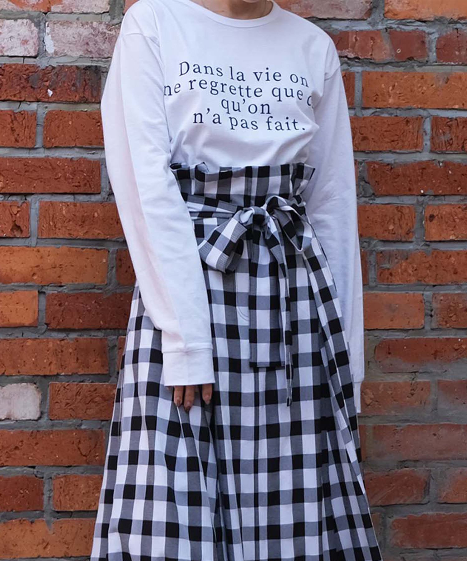 メッセージロングTシャツ