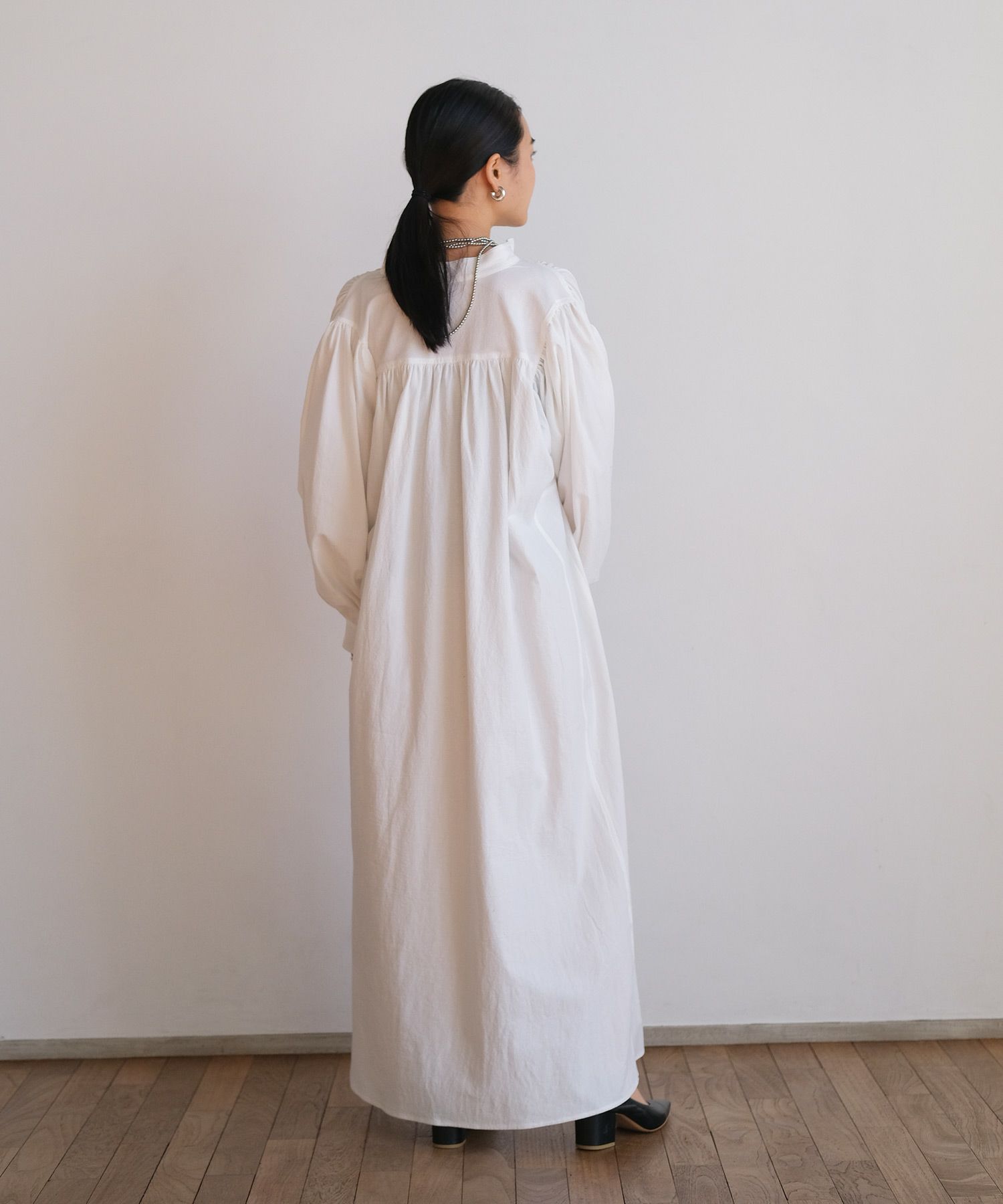 ボリュームロングシャツワンピース | AKTE 