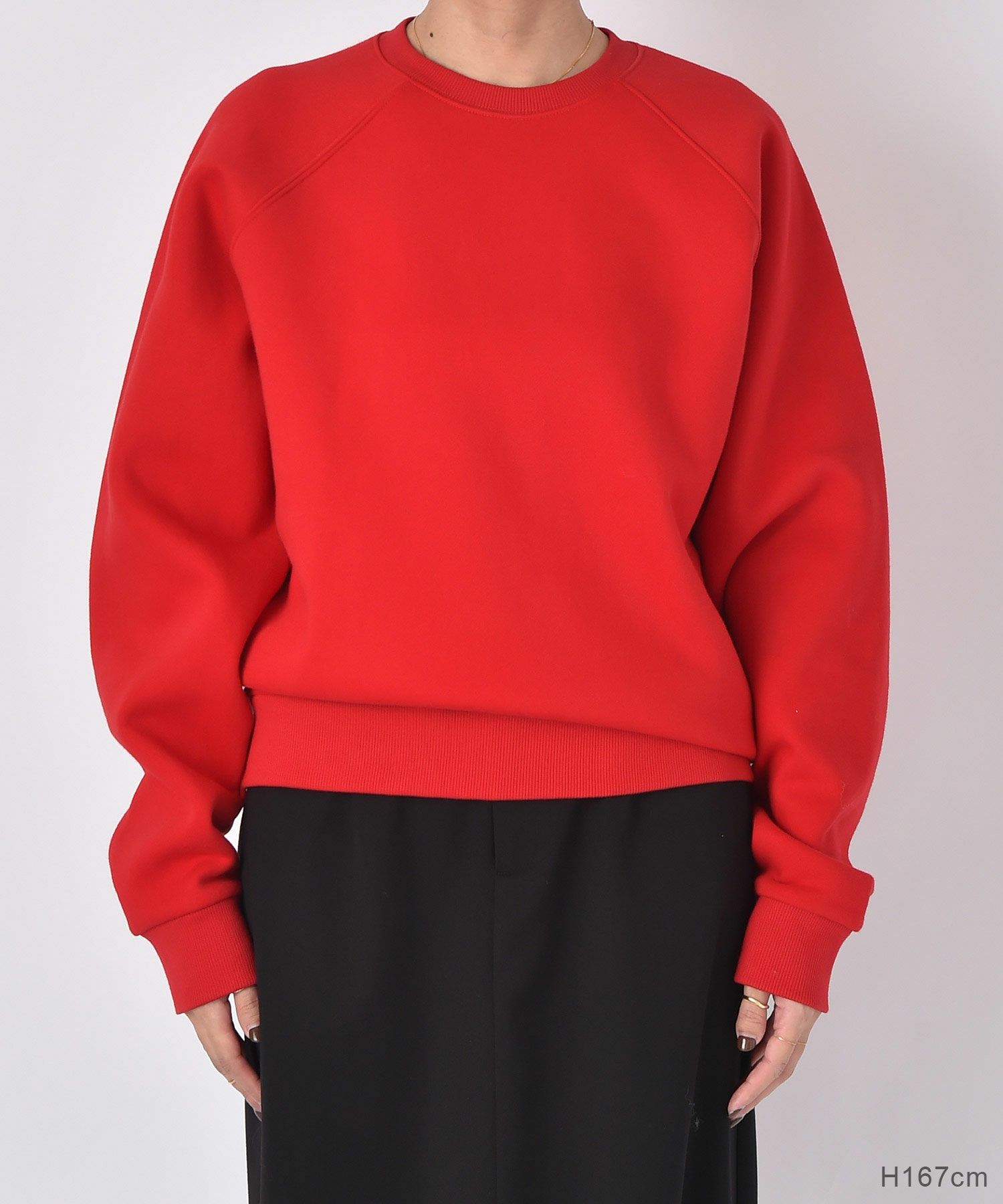 ラグランスリーブスウェットプルオーバー | AKTE