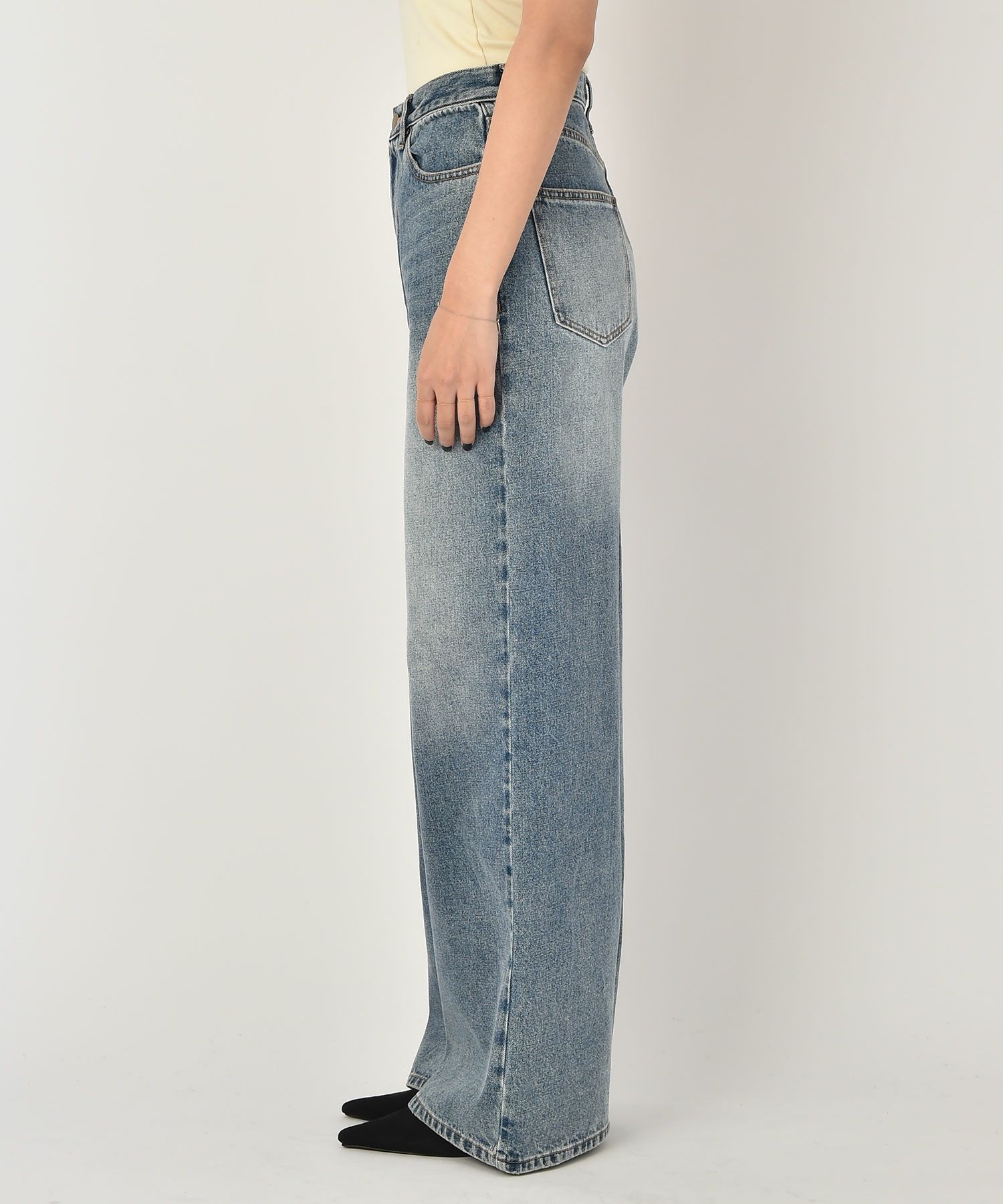 ストレートワイドデニムパンツ | AKTE