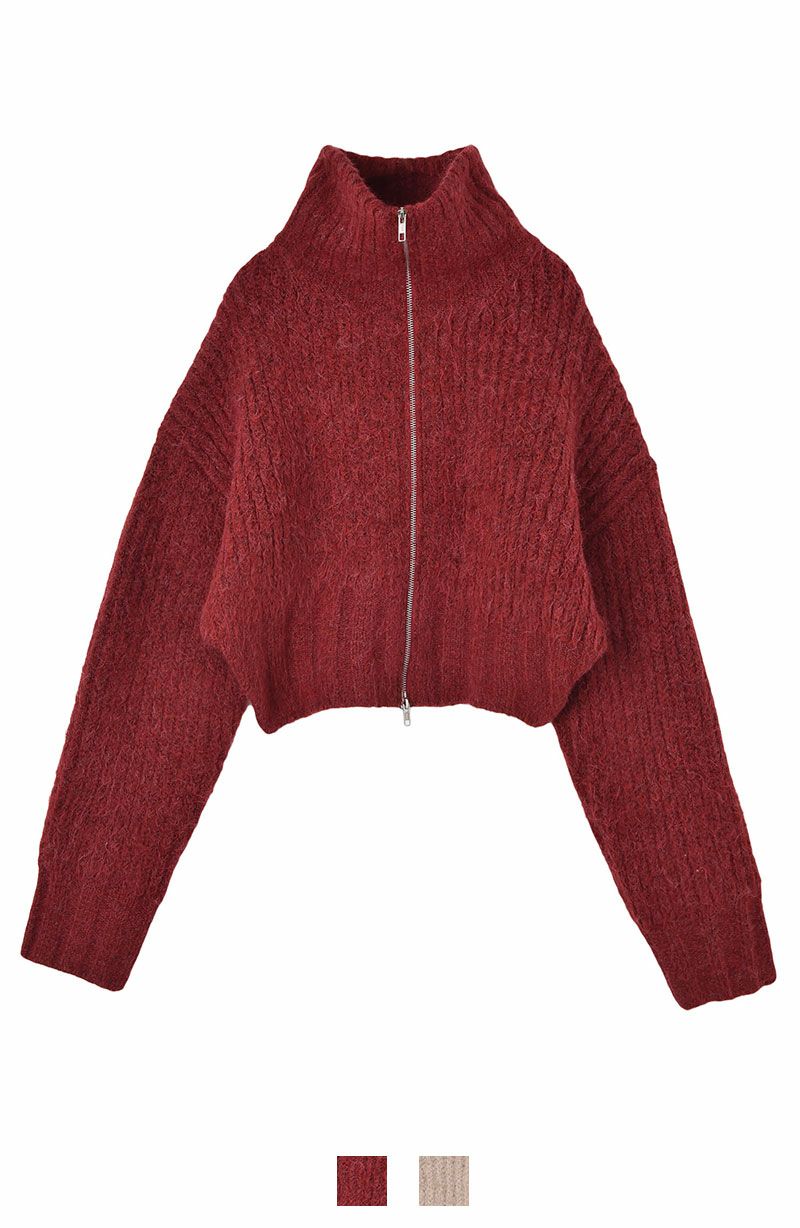 ダブルジッパーカーディガン | AKTE