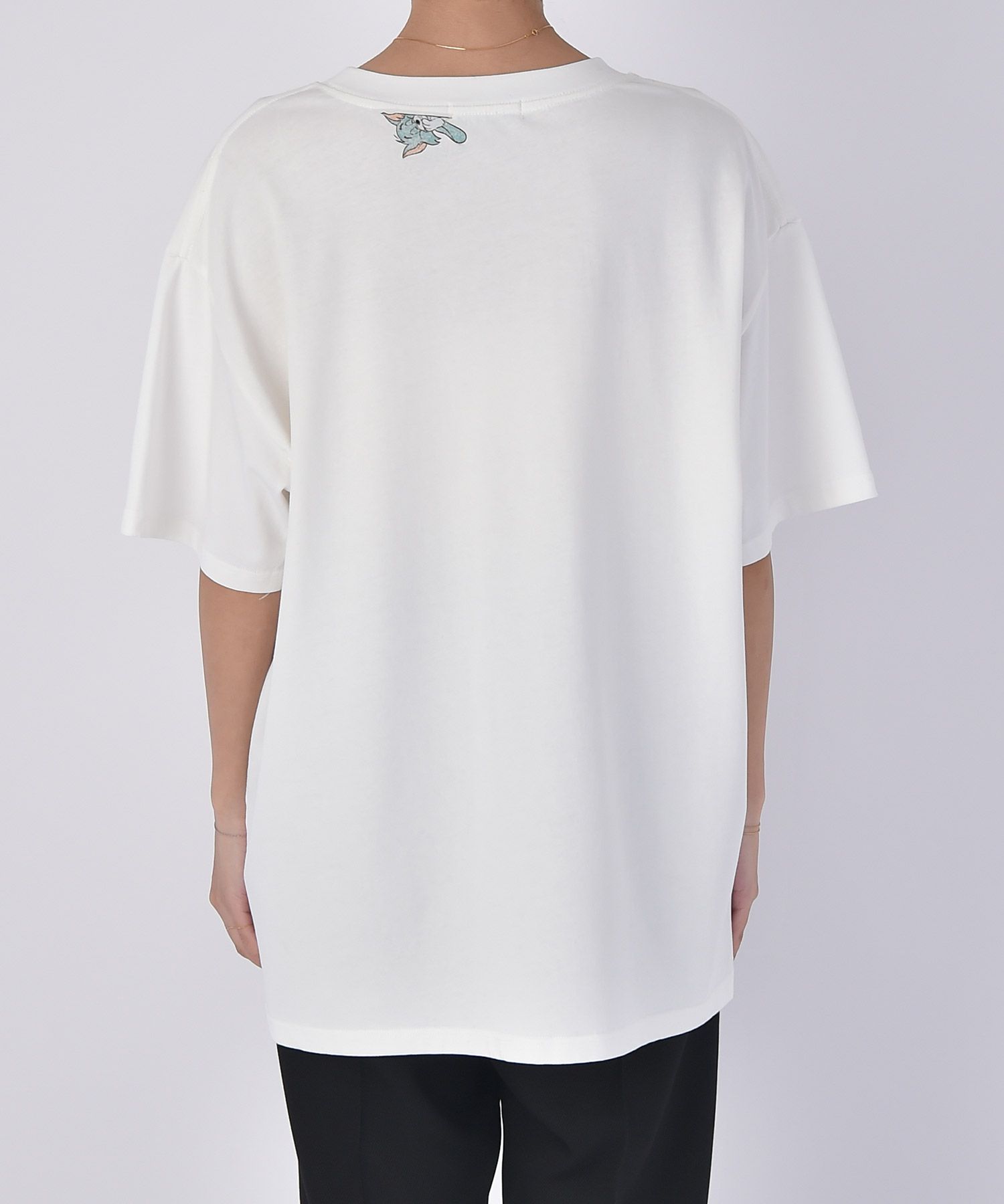 AKTE トム&ジェリーTシャツ　ホワイト トム&ジェリーTシャツ | AKTE