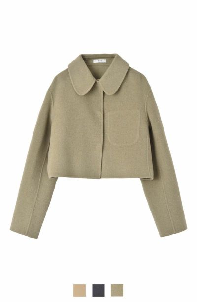 AKTE 2WAYジャケット L】【はっ水】【ウォッシャブル】シャンブレータフタショート