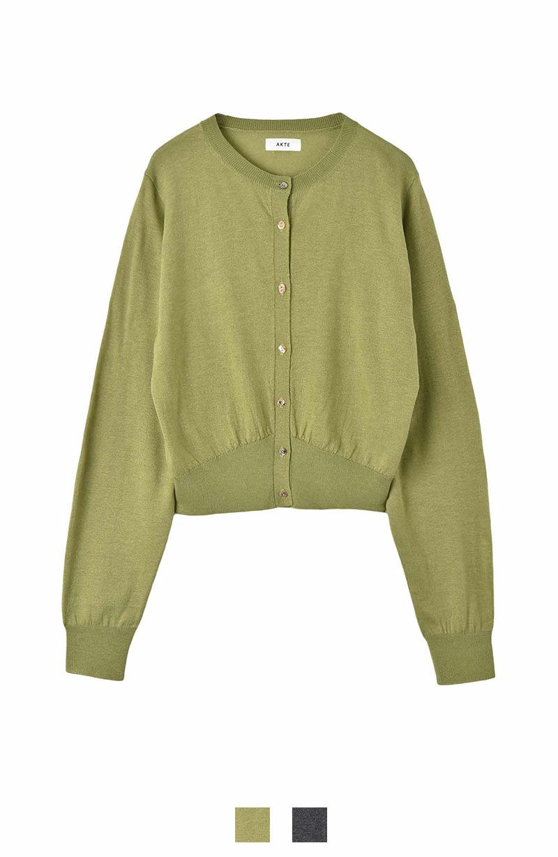 ボタンフライニットカーディガン | AKTE
