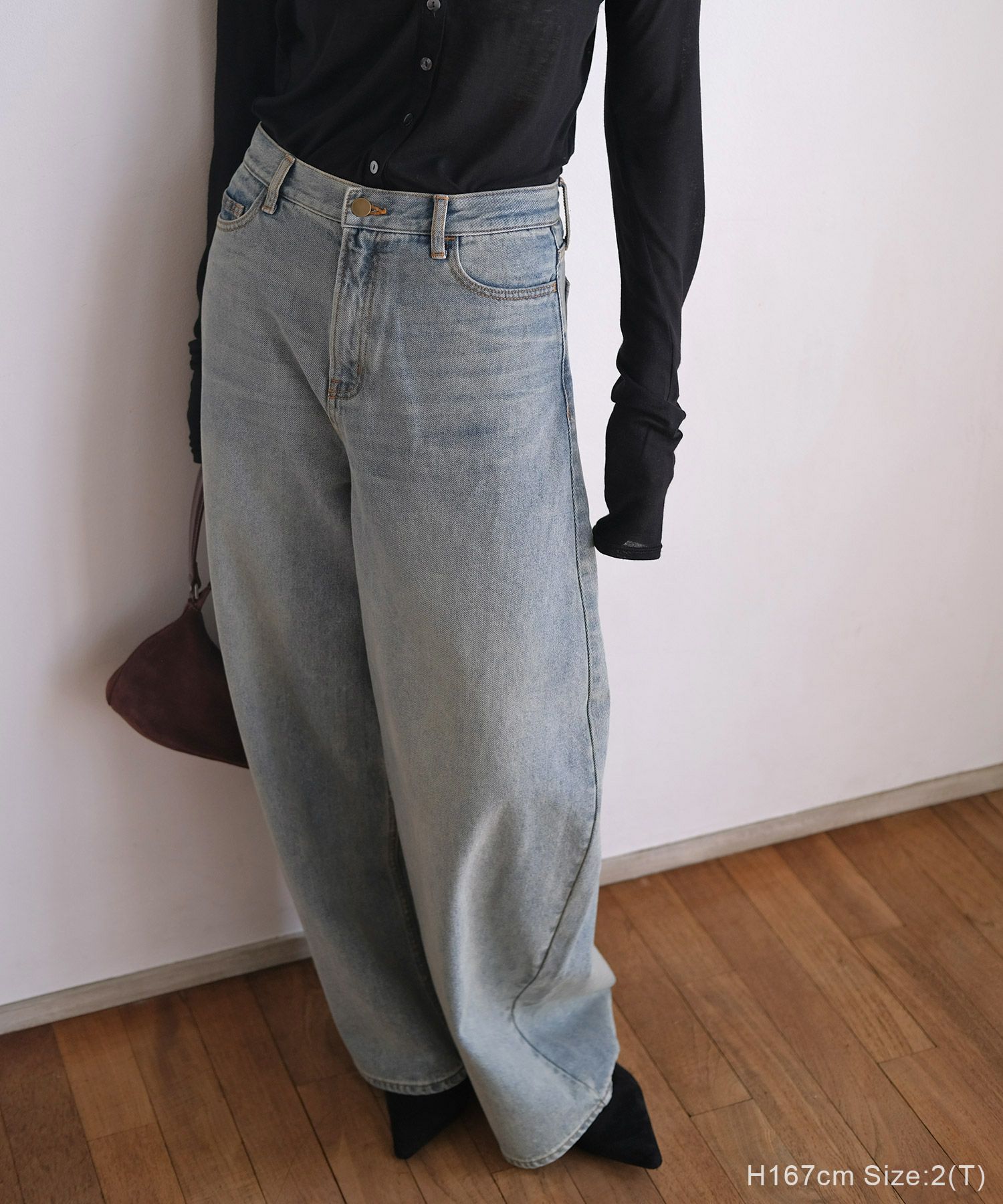 バギートップデニムパンツ | AKTE