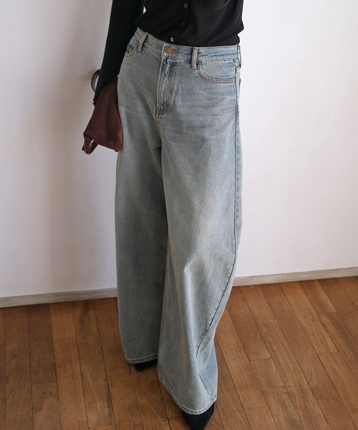 バギートップデニムパンツ | AKTE