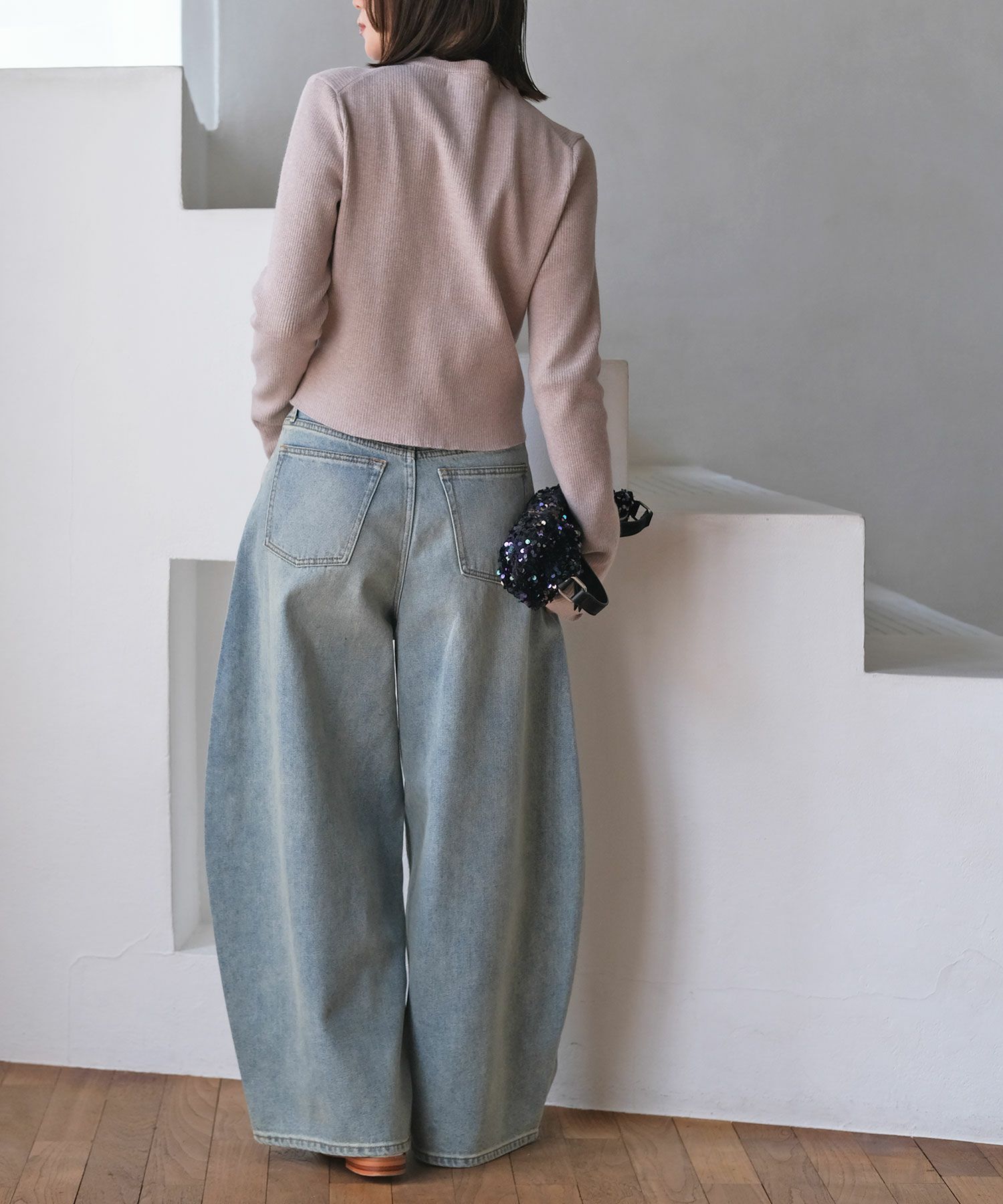 バギートップデニムパンツ | AKTE