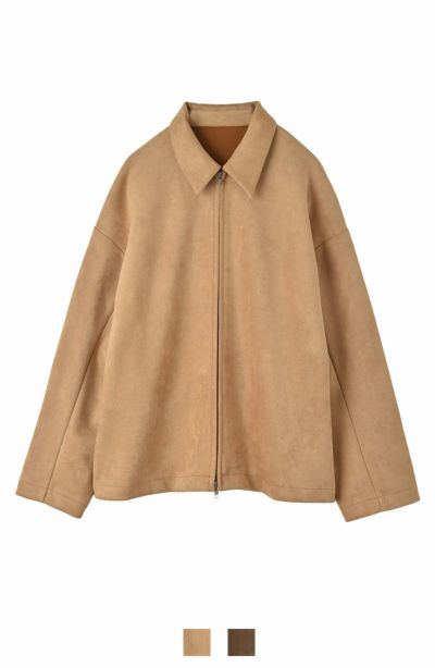 フェイクスウェードシャツジャケット | AKTE
