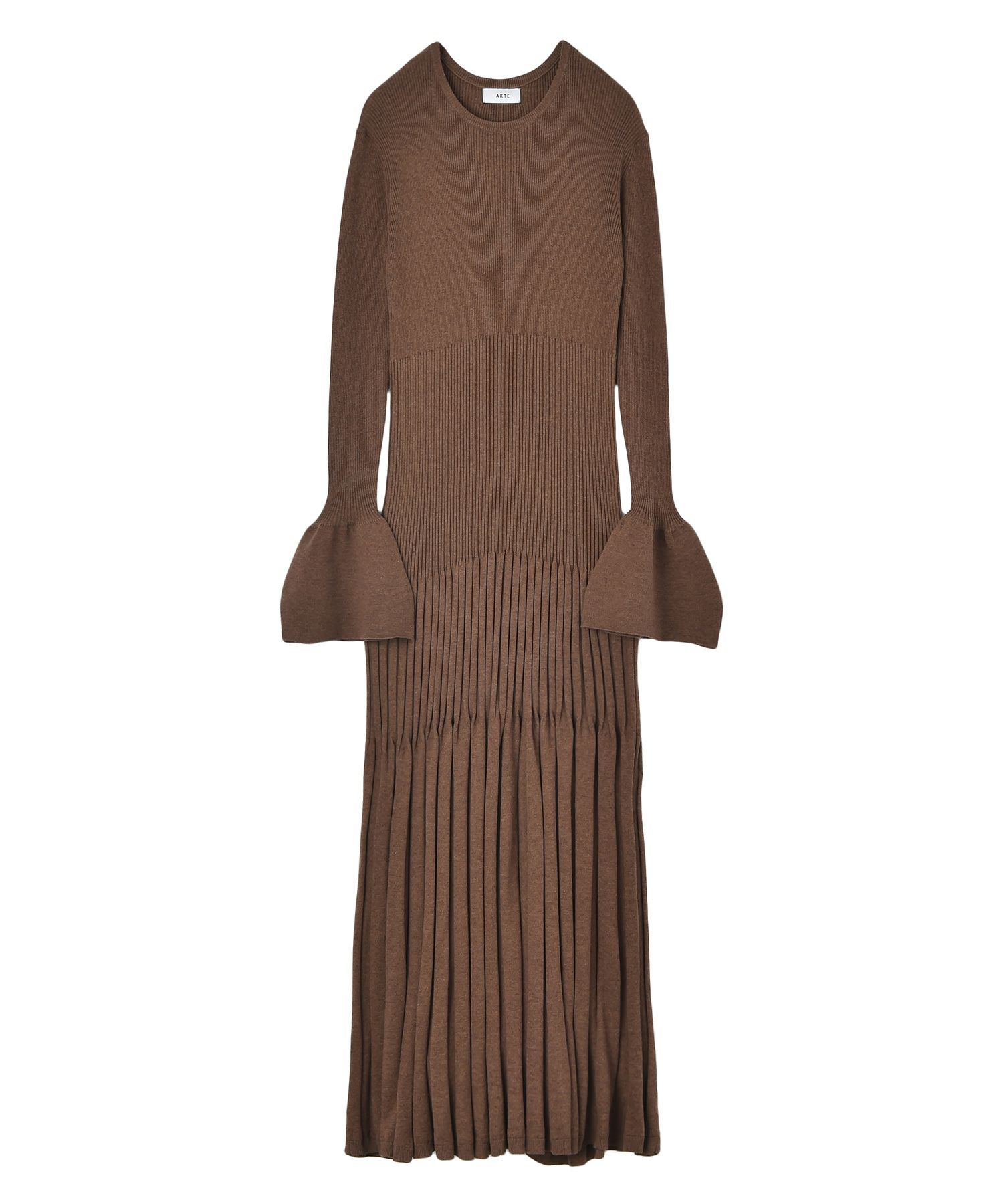 リブニットロングドレス | AKTE